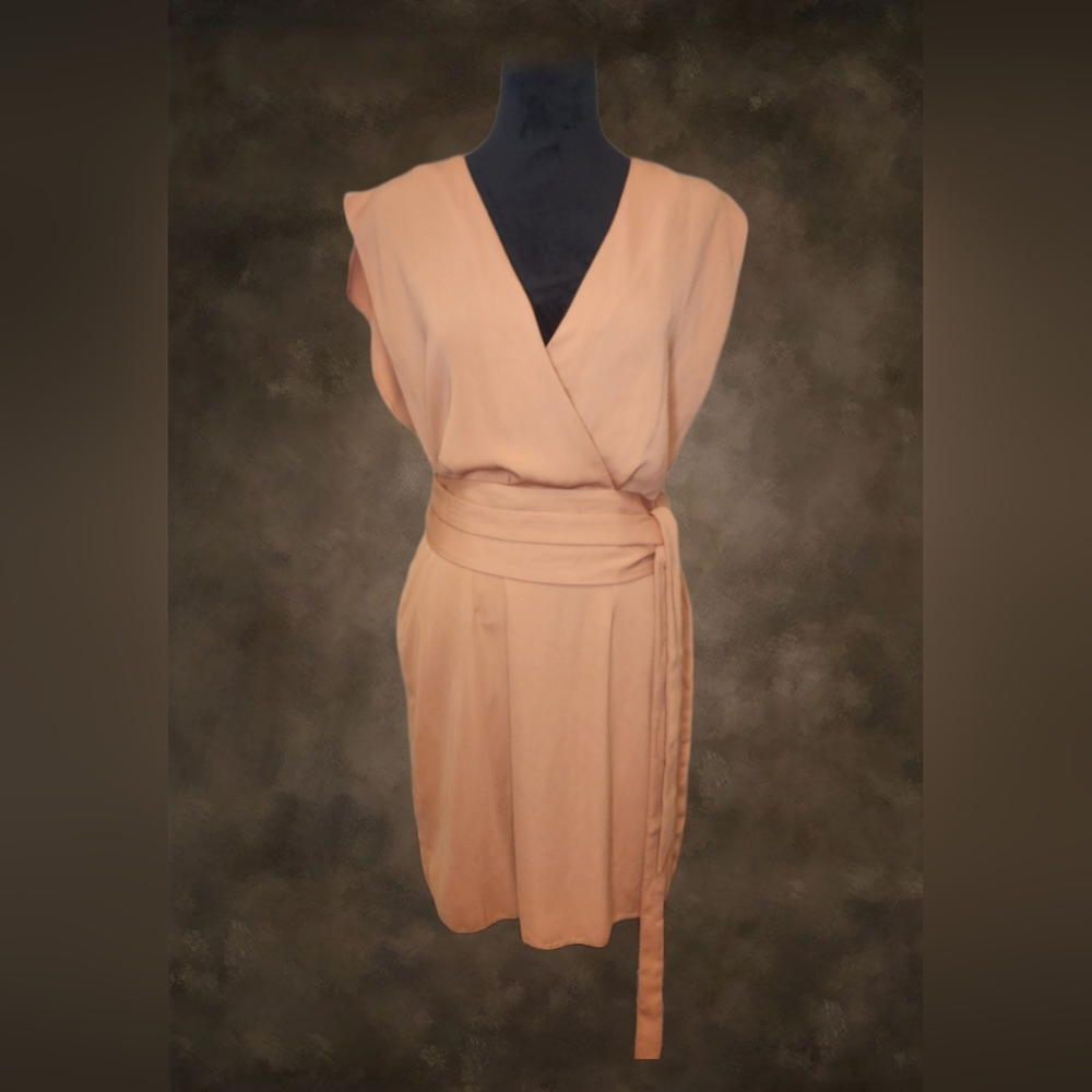 Asos Terracotta Wrap Style Dress NWT Size 8 (D7)
